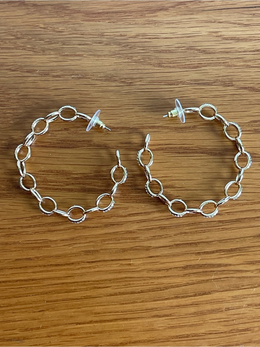 Lilly Pulitzer Island Link Hoop Earrings - Picture 6 of 7